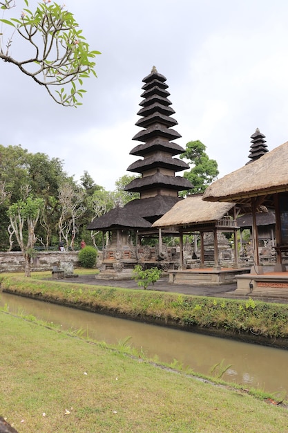 Een prachtig uitzicht op de Taman Ayun-tempel op Bali, Indonesië?