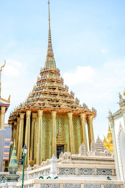 Een prachtig uitzicht op Grand Palace het Wat Phra Kaew Museum in Bangkok Thailand