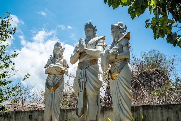 Een prachtig uitzicht op GWK Garuda Wisnu Kencana Park in Bali, Indonesië