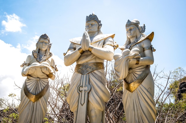 Een prachtig uitzicht op GWK Garuda Wisnu Kencana Park in Bali, Indonesië