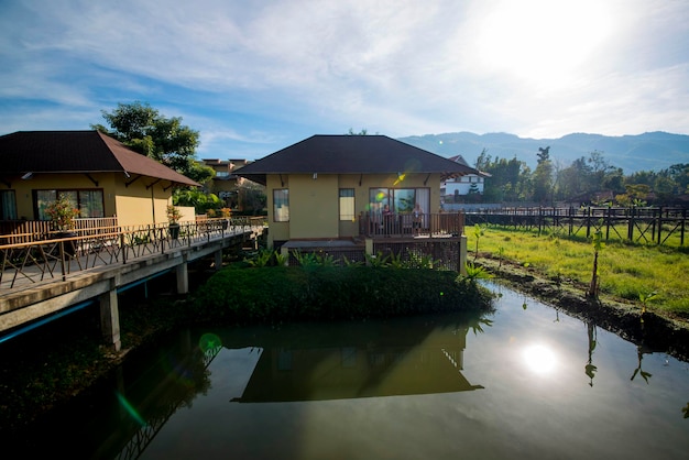 Een prachtig uitzicht op het Inlemeer Myanmar