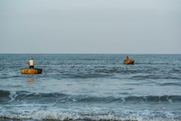 Een prachtig uitzicht op het strand in Hoi An Vietnam