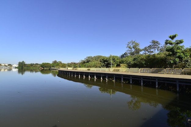 Een prachtig uitzicht op South Deck Park in de hoofdstad van Brasilia, Brazilië