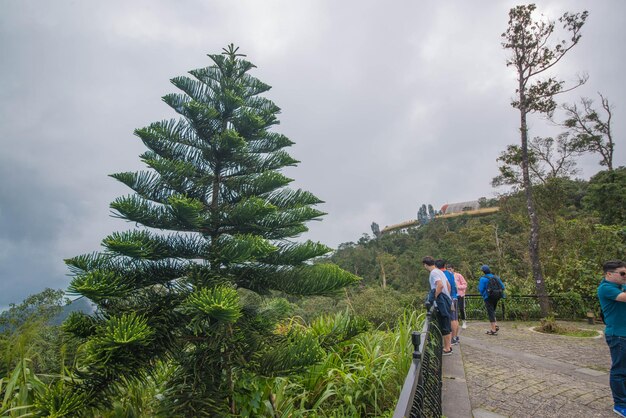 Een prachtig uitzicht op Sunworld Ba Na Hills Park in Da Nang Vietnam