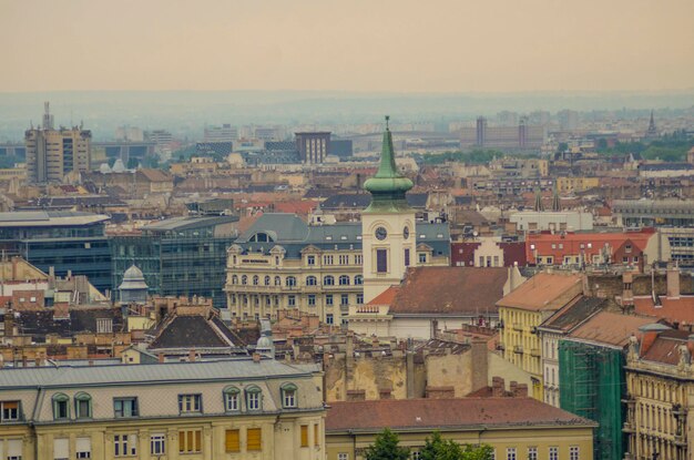 Een prachtig uitzicht over de stad Boedapest in Hongarije