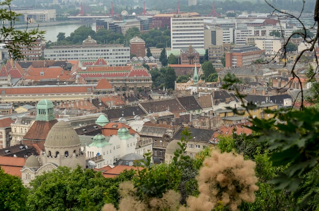 Een prachtig uitzicht over de stad Boedapest in Hongarije