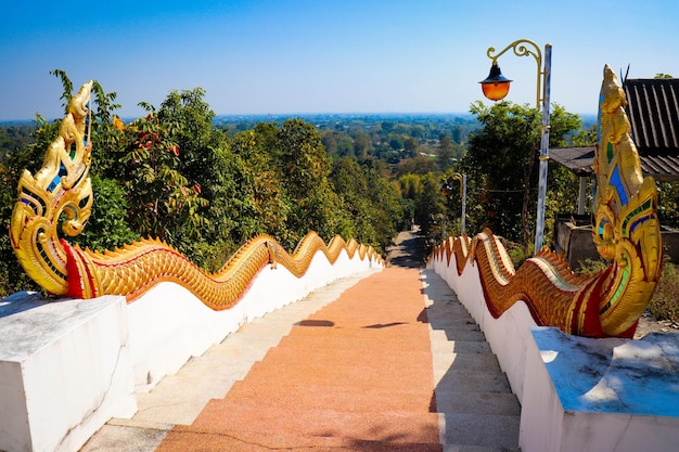 Een prachtige boeddhistische tempel in Chiang Mai Thailand