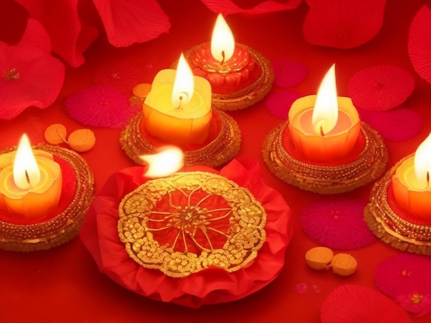 Een prachtige Diwali-afbeelding