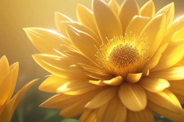 Een prachtige gele bloem achtergrond
