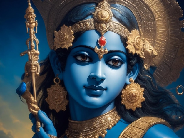 Een prachtige Krishna