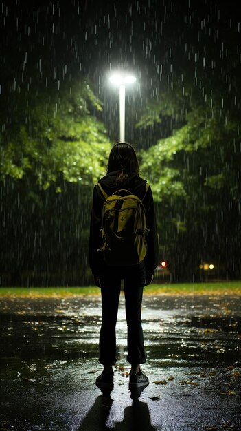 Een prachtige omgeving van de wereld tijdens het regenseizoen