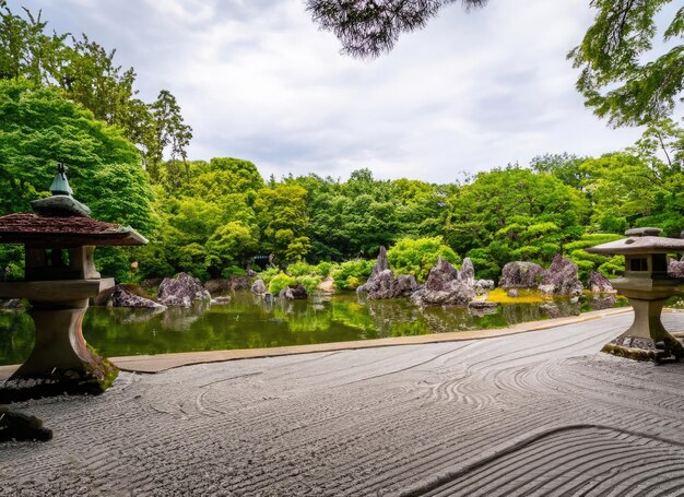 een prachtige tuin in Japanse stijl