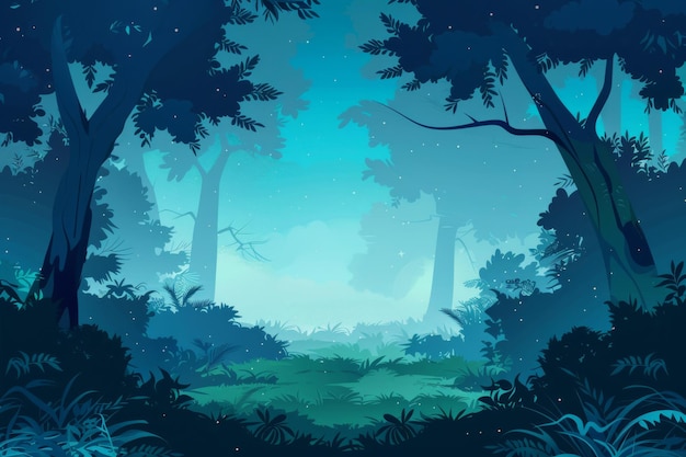 een prachtige vector landschap achtergrond
