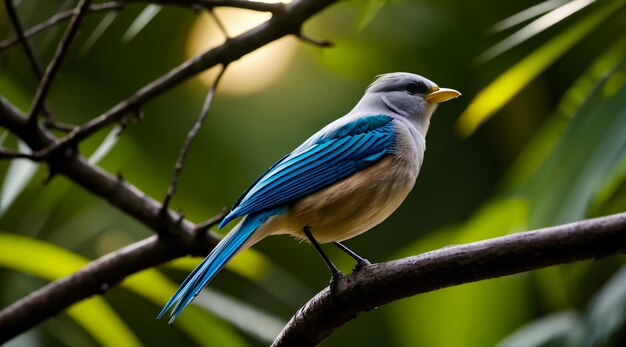 Een prachtige vogel in de jungle