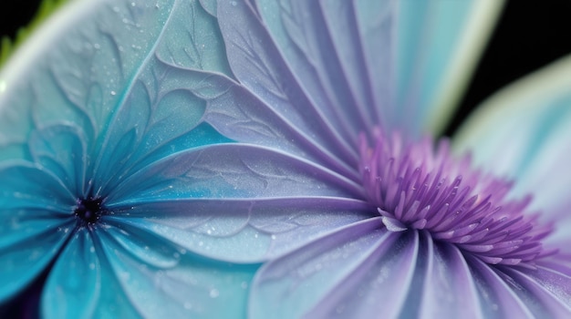 Een prachtige wilde bloem in close-up.