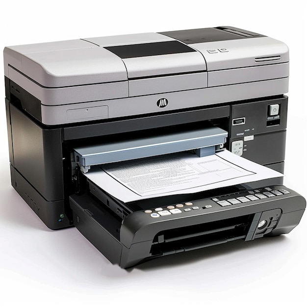 een printer met de letters lg erop