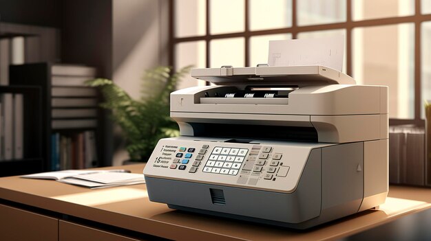 een printer met het getal 0 erop