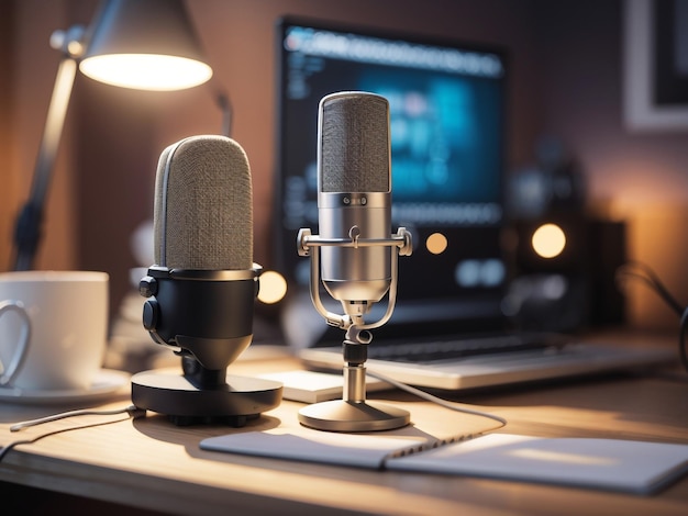 Een professionele thuisstudio creëren voor podcasting, microfoonlaptop en meer