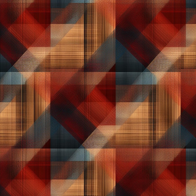 een quilt met een patroon van vierkanten en vierkanten.