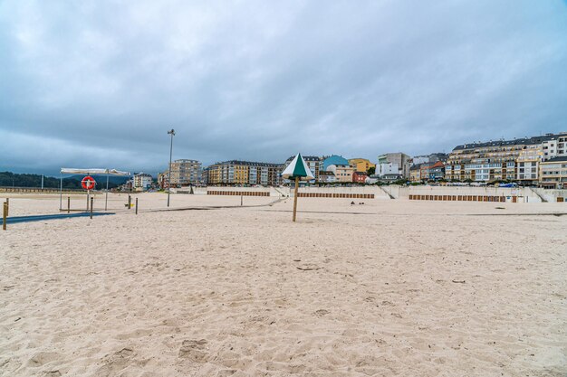 Een Rapadoira strand in Foz Galicia Spanje