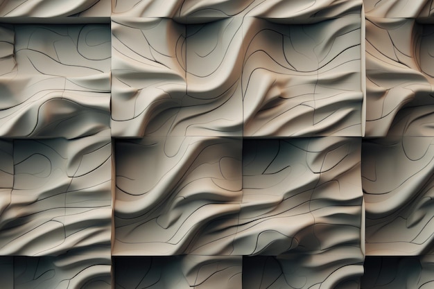 een reeks abstracte patronen gemaakt door de kunstenaar