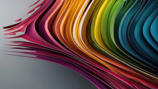 een regenboog gekleurde achtergrond met vele kleuren van de regenboeg