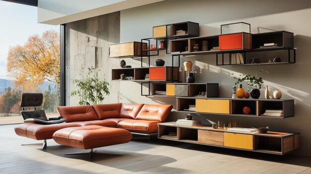 Foto een reis naar fascinerende modulaire meubels