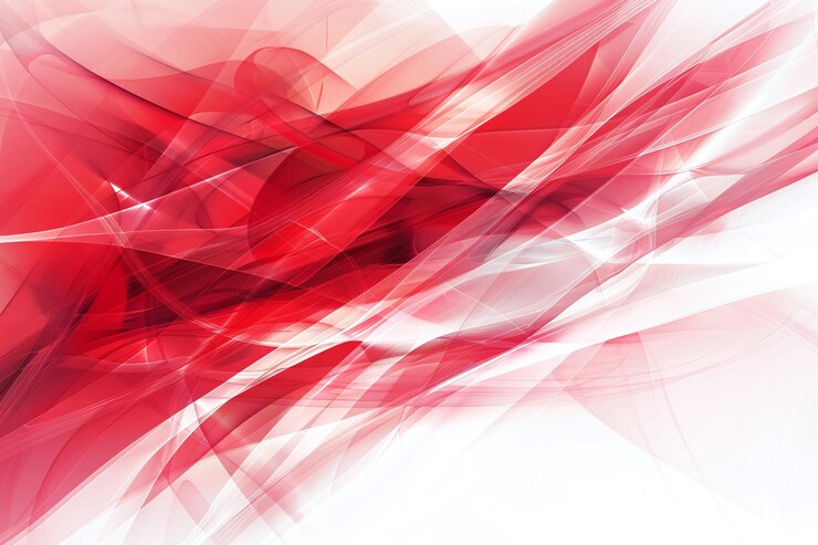 Foto een rode en roze abstracte achtergrond met een rood-wit patroon