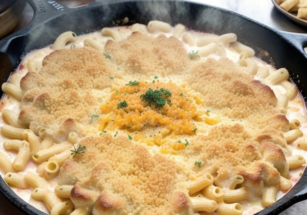 een romige macaroni met kaas