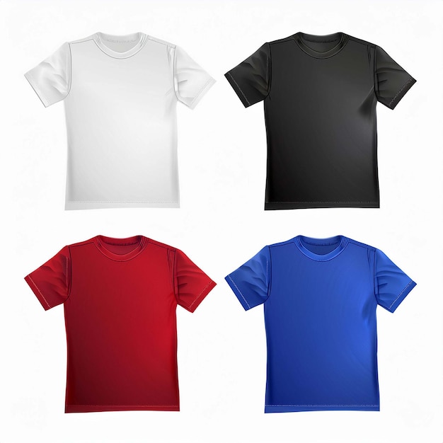 een rood en zwart shirt met een wit shirt dat zegt quot t shirt quot