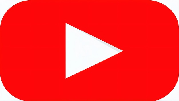 Foto een rood youtube-logo