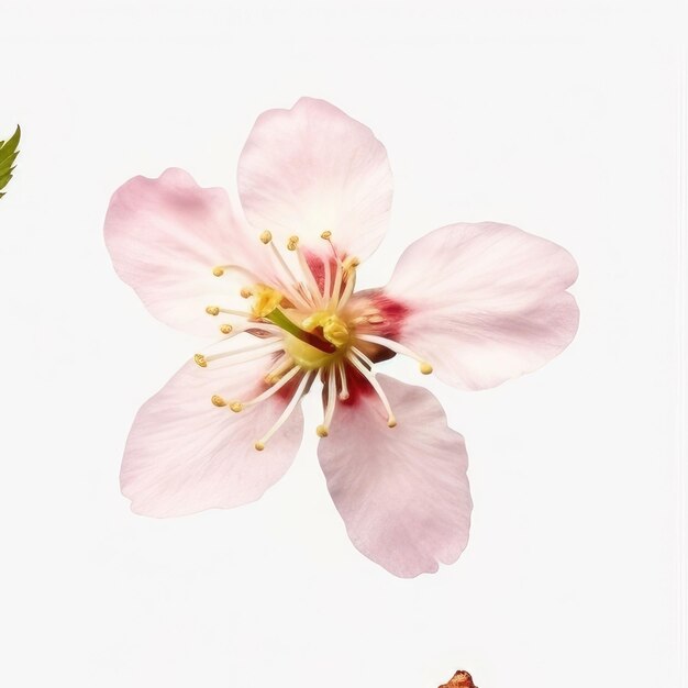 Foto een roze bloem met het roze midden en het roze centrum.