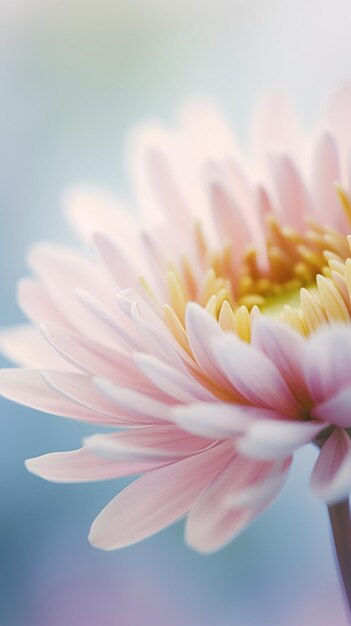 Een roze bloem met het woord daisy erop