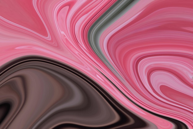 Een roze en groene achtergrond met een swirly patroon.