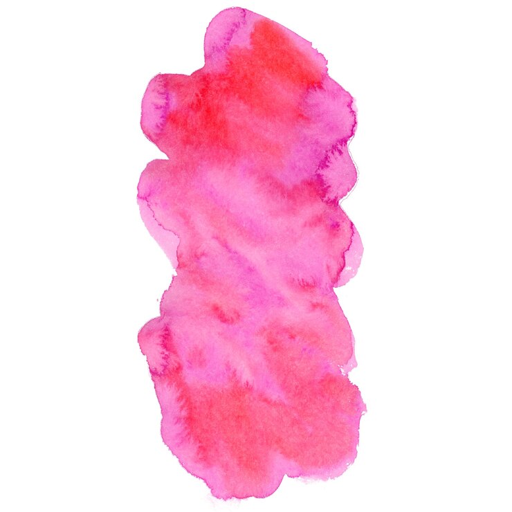 Foto een roze en rode waterverfachtergrond die zegt 'ik ben geen meisje'