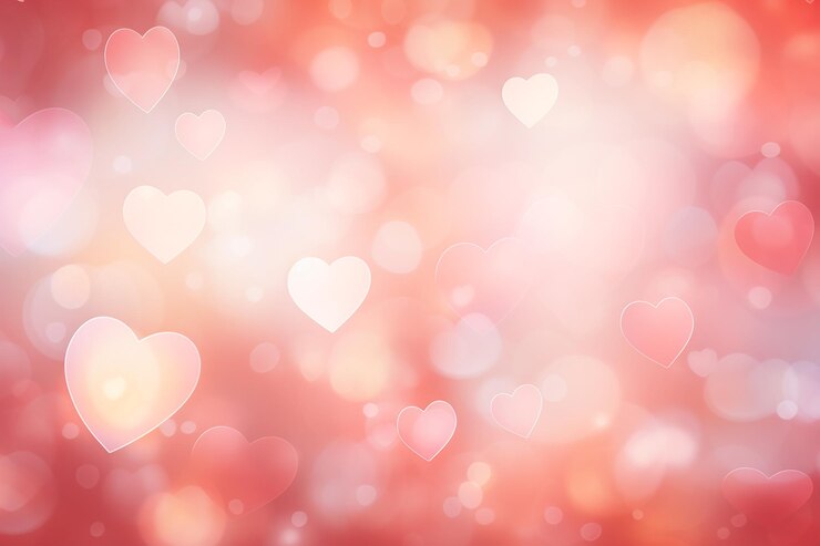 Foto een roze hart met een roze achtergrond