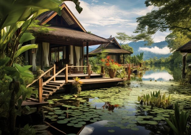 Een rustig toevluchtsoord in een wellnessresort in Chiang Mai