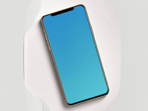 Een Samsung-telefoon met een blauw scherm waarop staat: "Samsung".