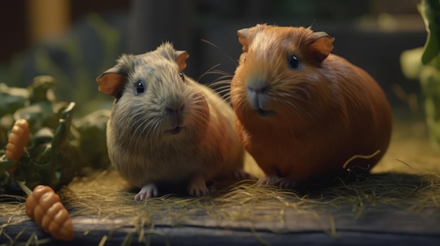 Een scène uit de film cavia's