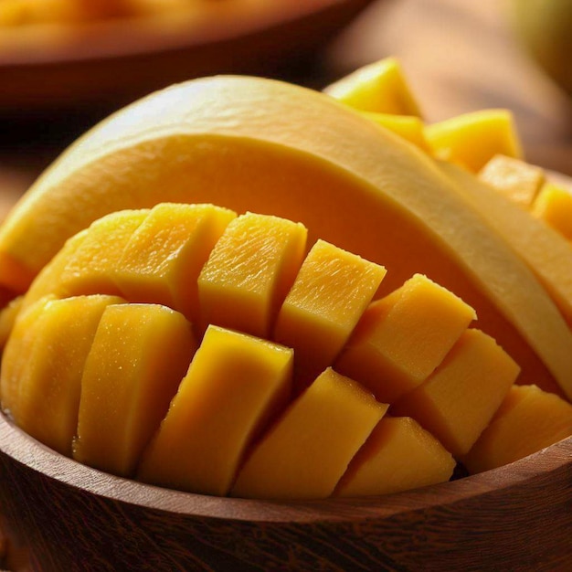 Een schaal mango