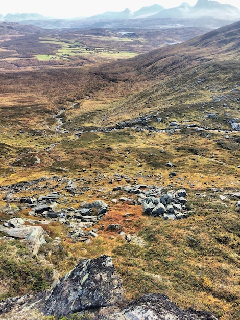 Een schilderachtig uitzicht op het landschap