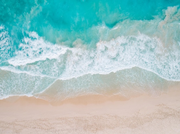 Foto een schilderachtig uitzicht op het strand