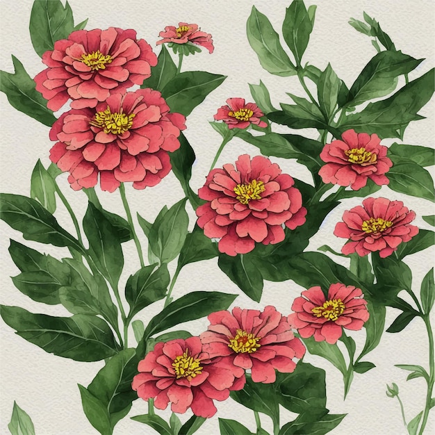 Een schilderij van bloemen met het woord chrysant erop