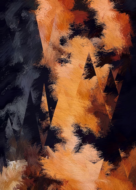 Een schilderij van een berg met een berg op de achtergrond.