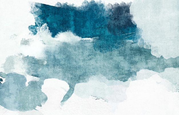 Een schilderij van een blauwe hemel en de woorden "no quote" erop.
