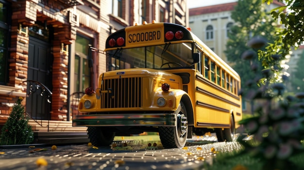 Een schoolbus.