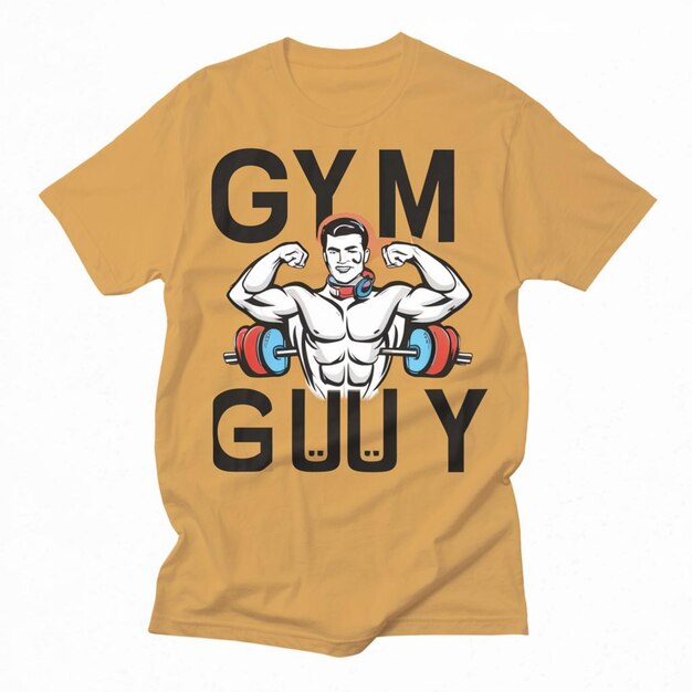 Een shirt met gym op.