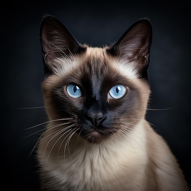 een Siamese kat Generatieve AI