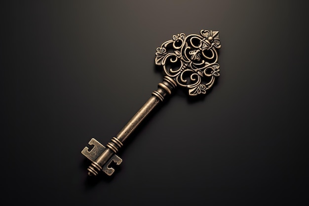 Een sleutel die is gemaakt door het bedrijf van het bedrijf.