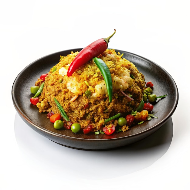 een smeltende kaasige kottu gerecht eten